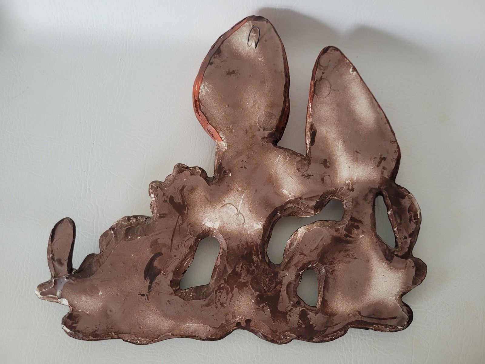 Vtg 70’s Retro Mushroom Chalkware Wall Plaque Cottagecore Kitche Design 12×14″