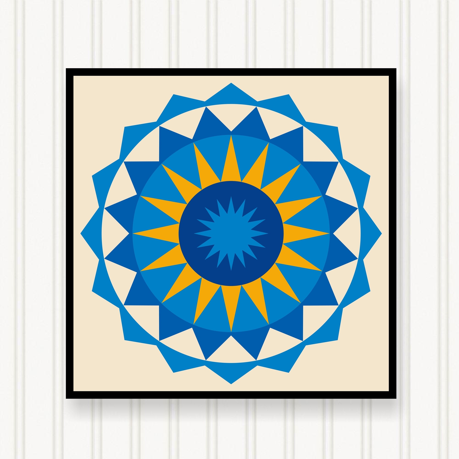Barn Quilt Square, 8 Sizes, Outdoor & Indoor Wall Art, Home Decor, BQ084-01