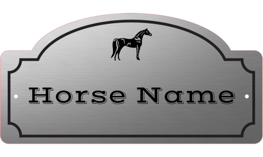 Custom Engraved Equestrian TACK TRUNK Name Plate – FREE SHIPPING