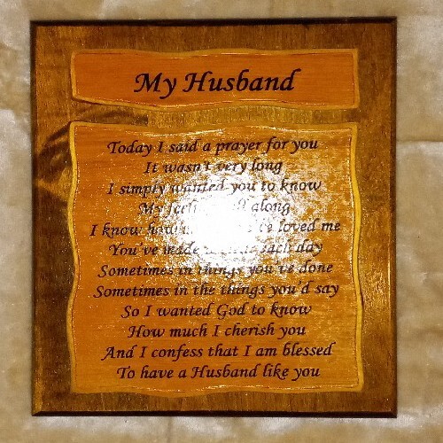 My husband plaque picture wood wall hanging picture Fathers day gift us seller