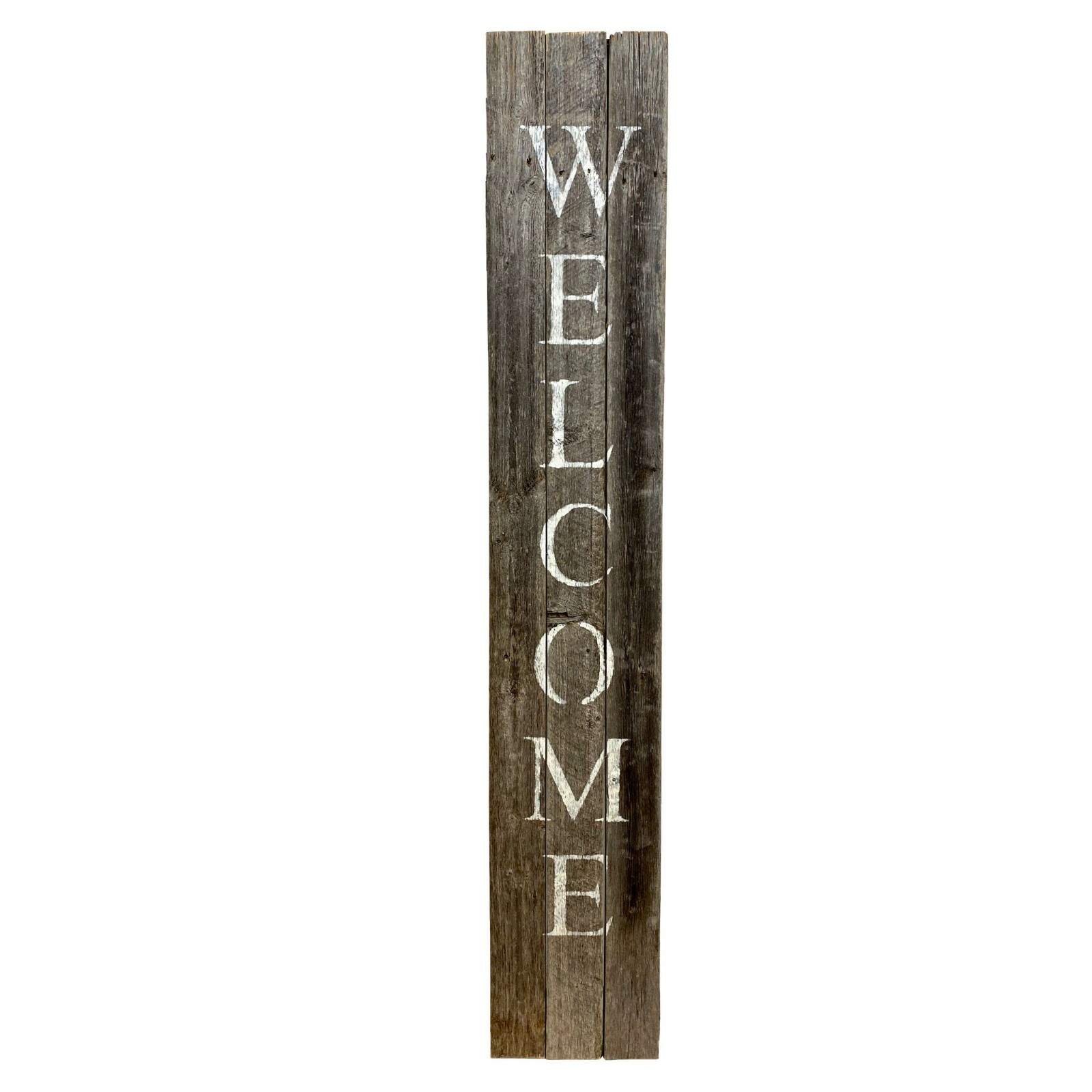 BarnwoodUSA Rustic Farmhouse 5ft Tall Front Porch Welcome Sign, 6 colors