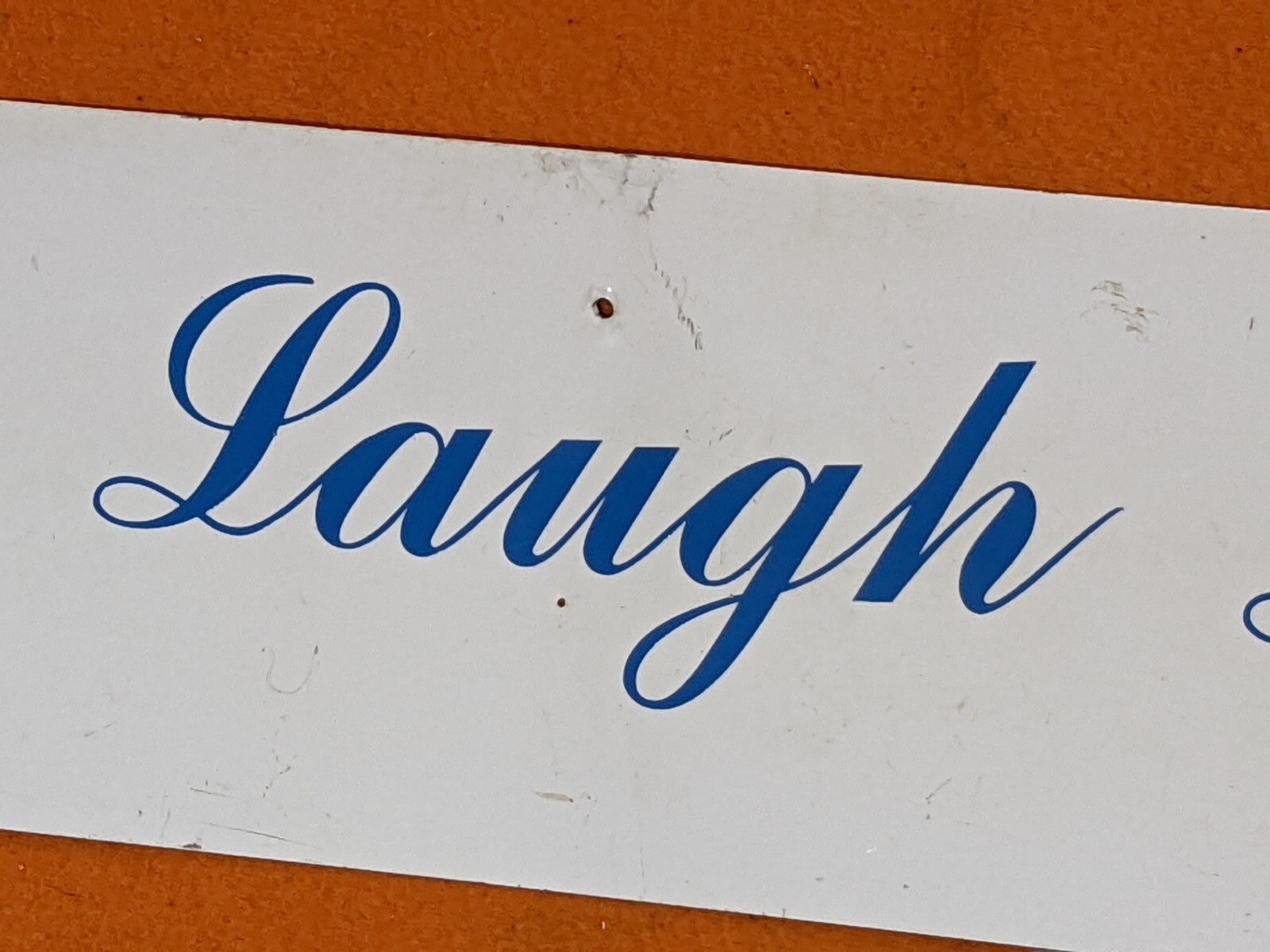 Live Laugh Love White Metal Sign Art Decor 24″ x 6″