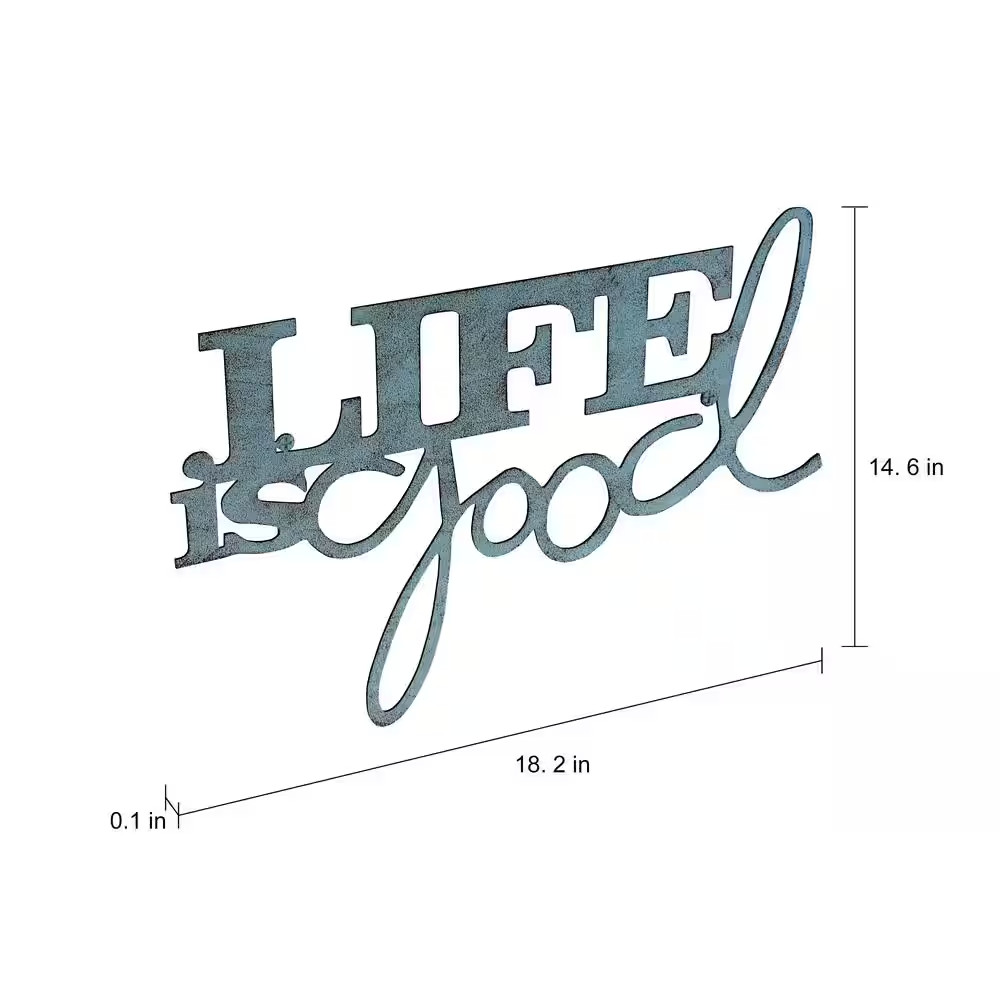 “Life Is Good” Metal Cutout Sign