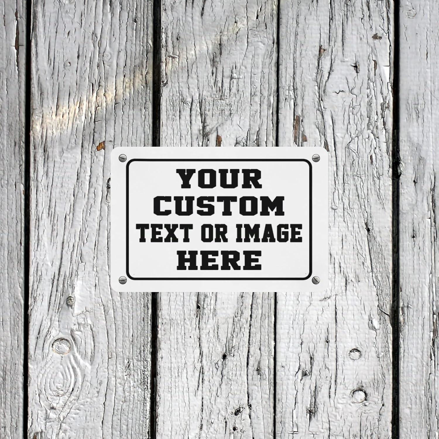 8×12″ Custom Aluminum Sign with Text,Personalized Metal Sign for Outdoor,Office