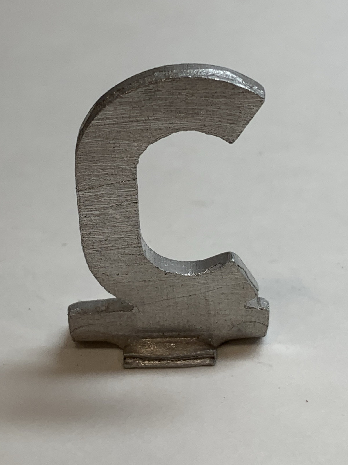 A-Z & Dun-Mor Mailbox Track Letters Aluminum Vtg You Choose Name Initials Metal