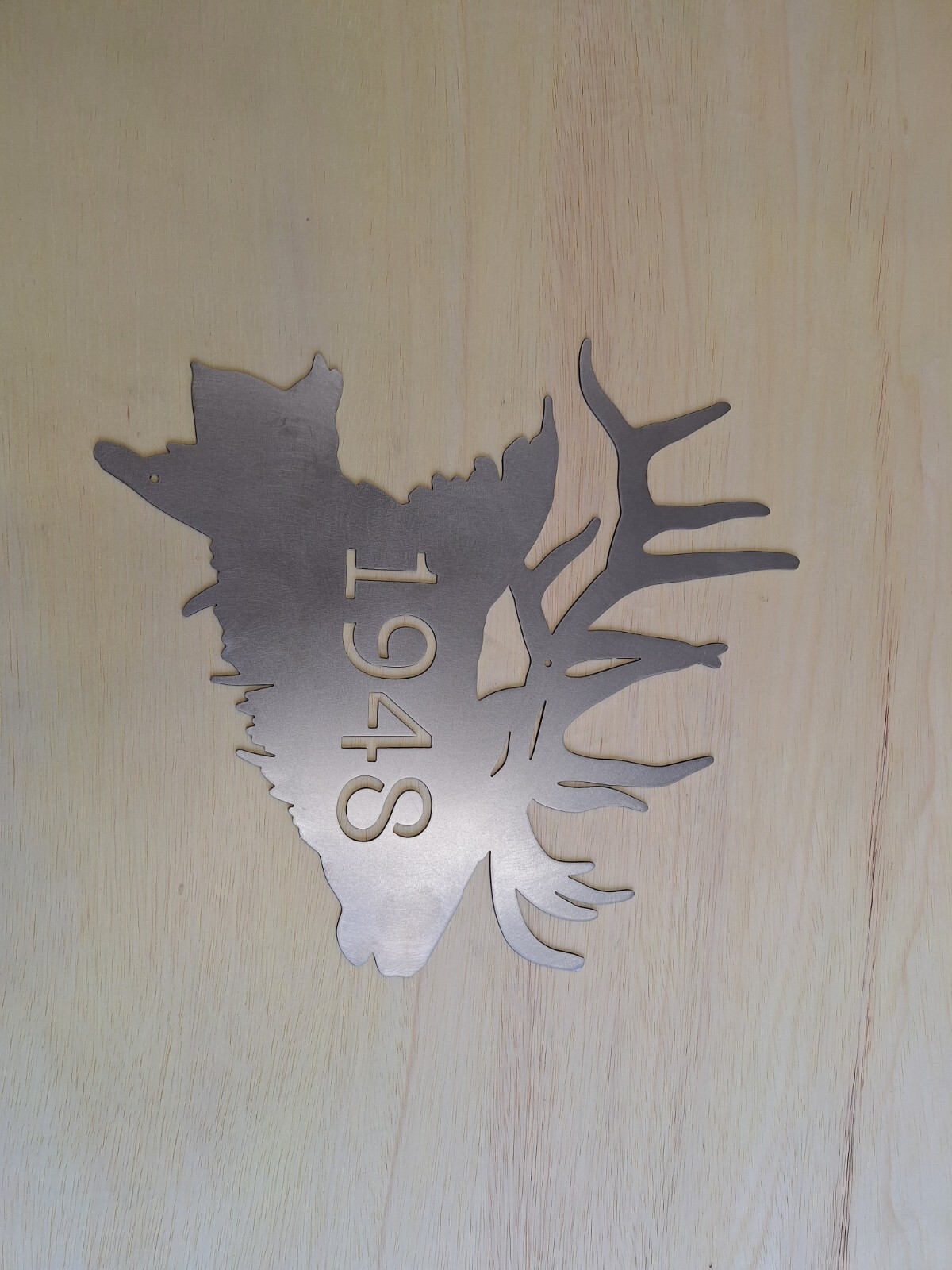 Elk Address sign Custom Steel Hunting Outdoor Home Number