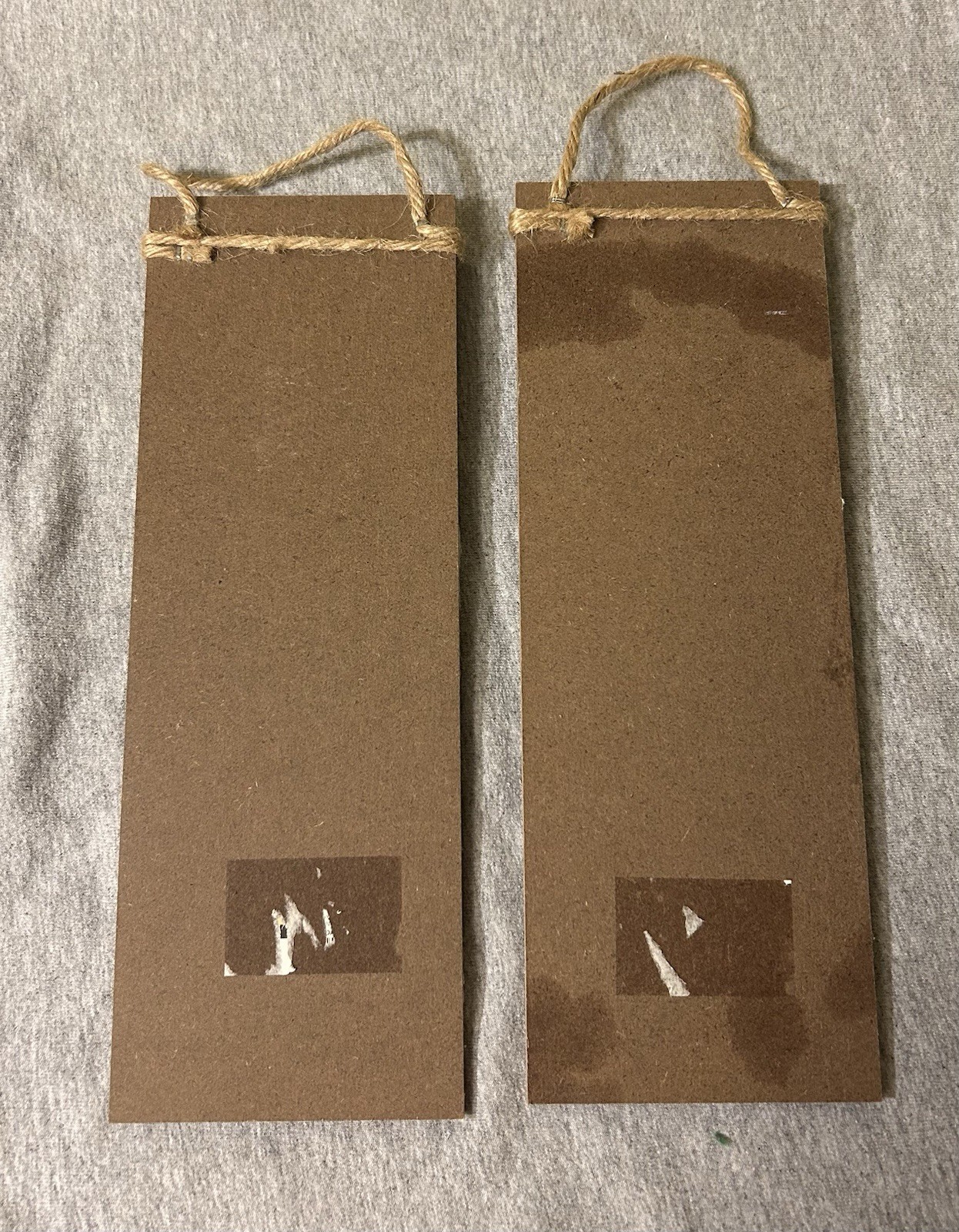 Coastal Cottage Set Of 2 Gray Wood Signs W/ Sand Dollar An Seashell Beach Decor