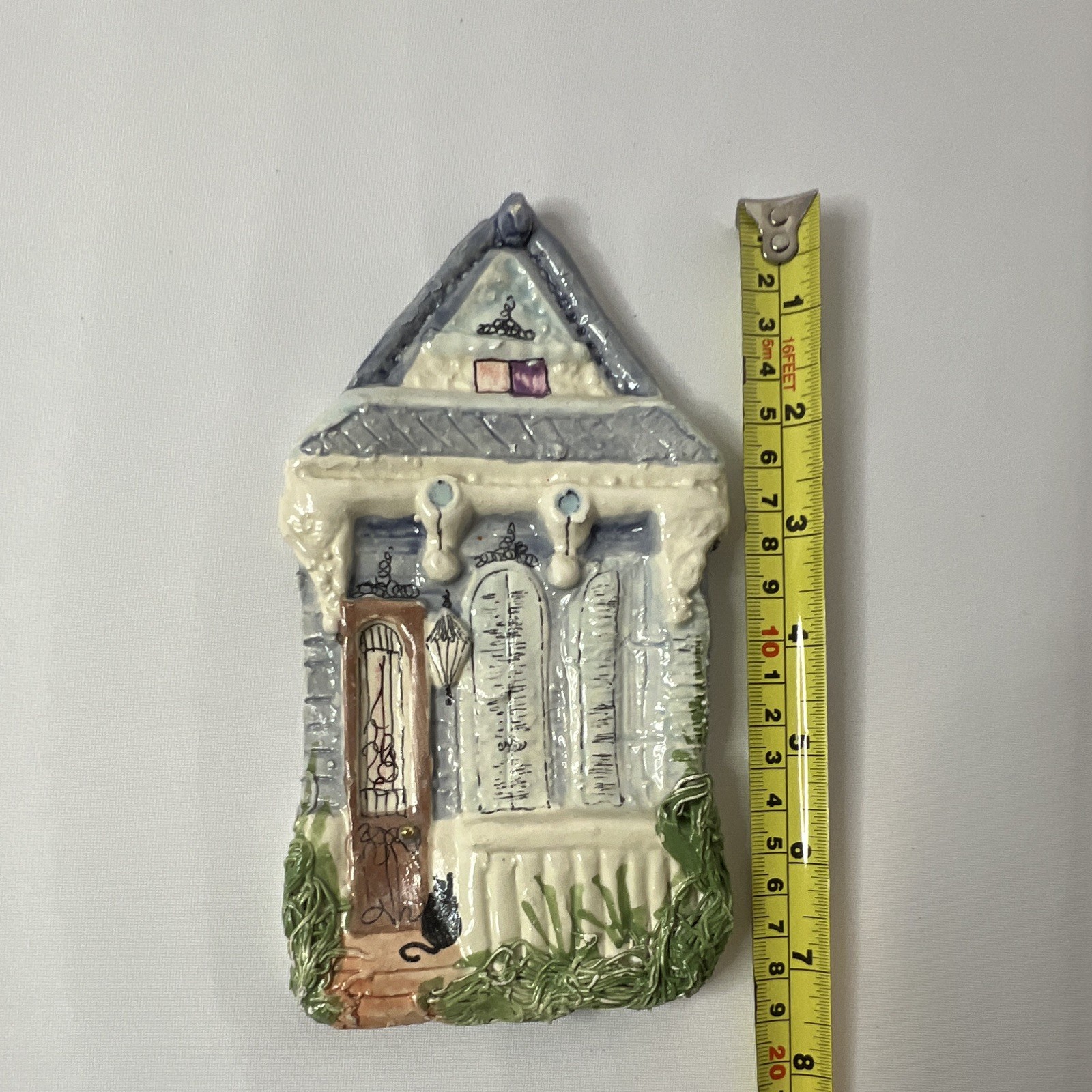 Louisiana Craftsmen “Shotgun” House Wall Plaque 1890’s-A New Orleans Folk Ar