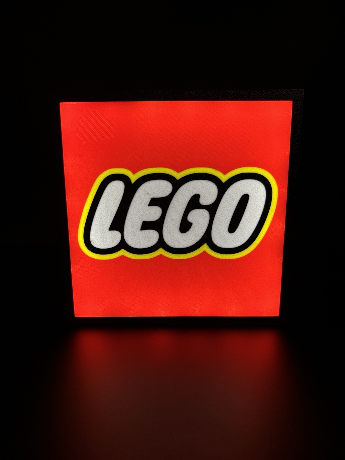 LEGO Lego Bricks – Light Up LED Neon Sign Minifigs Set Sealed