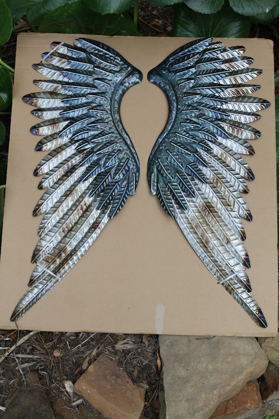 Huge ANGEL WING PAIRS,Stunning Wall Accent,Western Decor,Metal Art,Gifts,SS-BHT