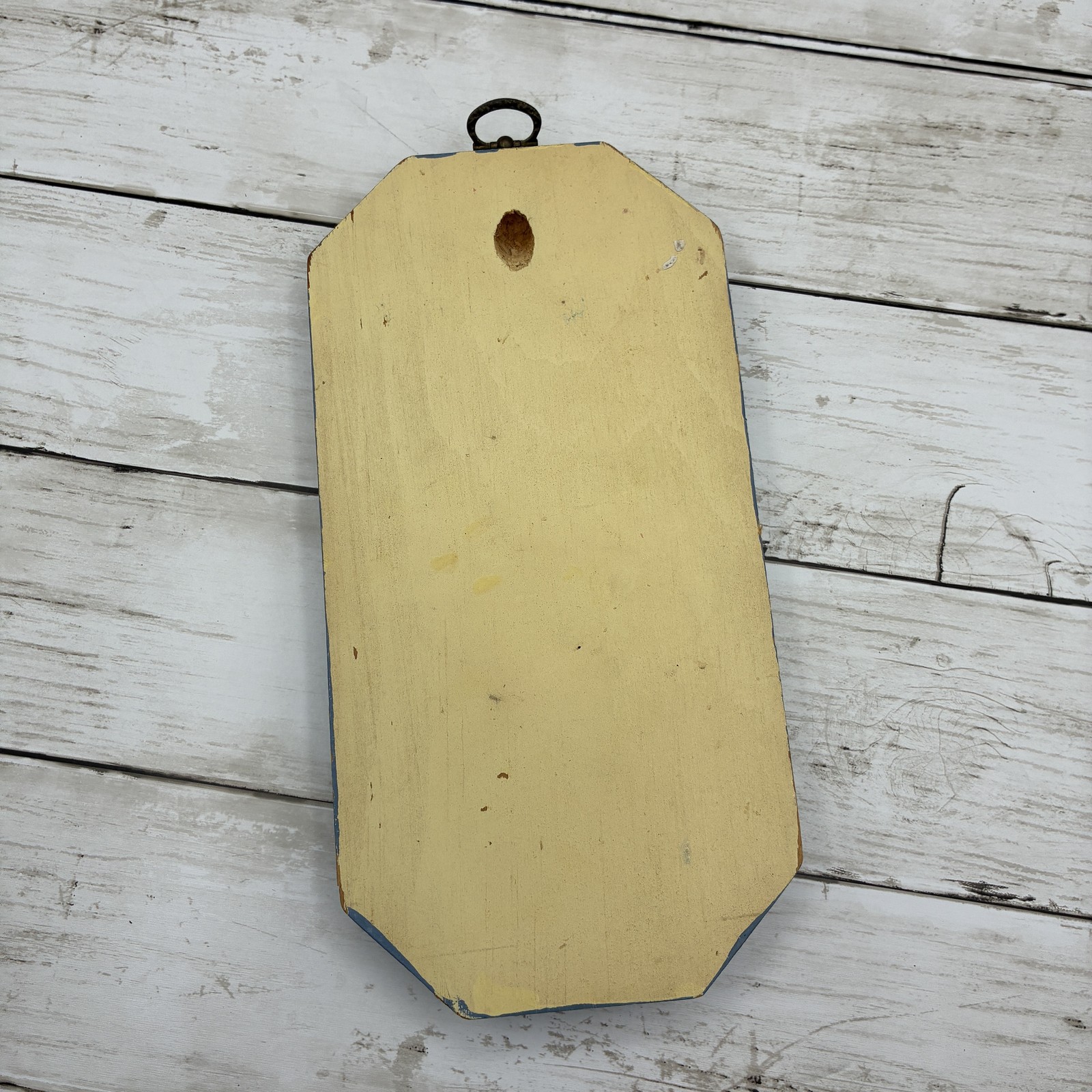 Vintage Style Country Bath Wall Plaque Decor Goose in Bathtub Handmade Wood Sign