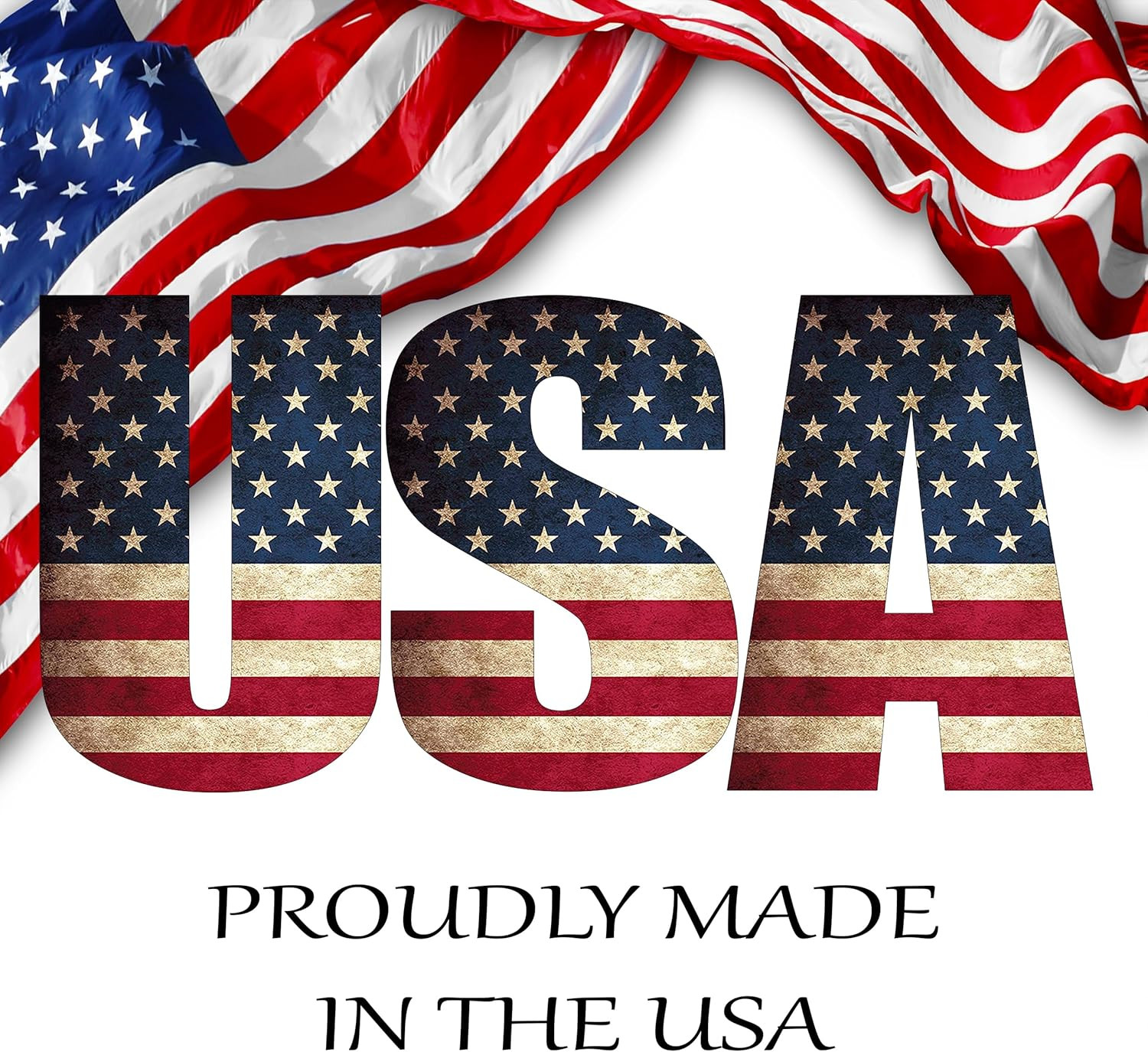 Rustic Large USA United States of America Patriotic Flag Yard Sign Home Decor La
