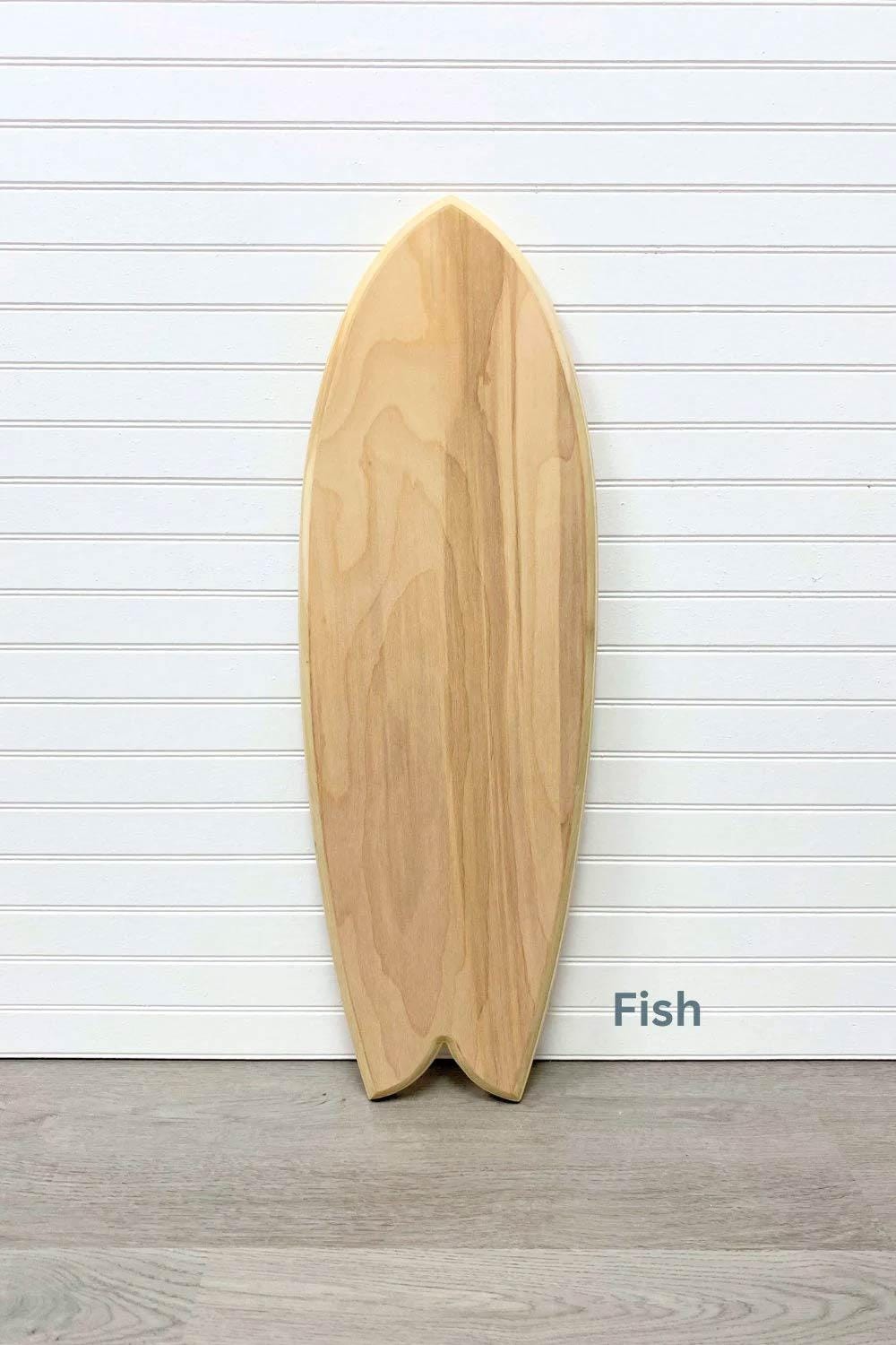 Wooden Surfboard Blank