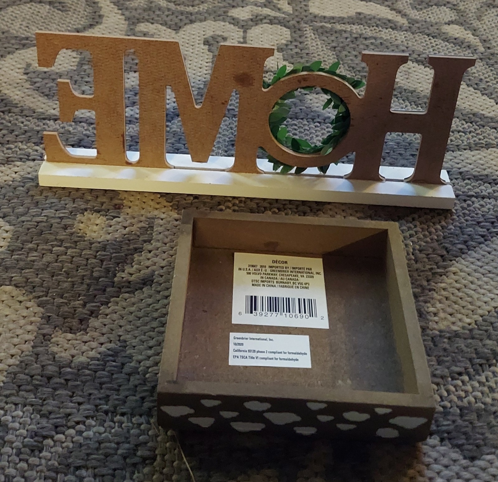 Decor Inspirational Thankful Wood Signs Set Freestanding Home Plaques