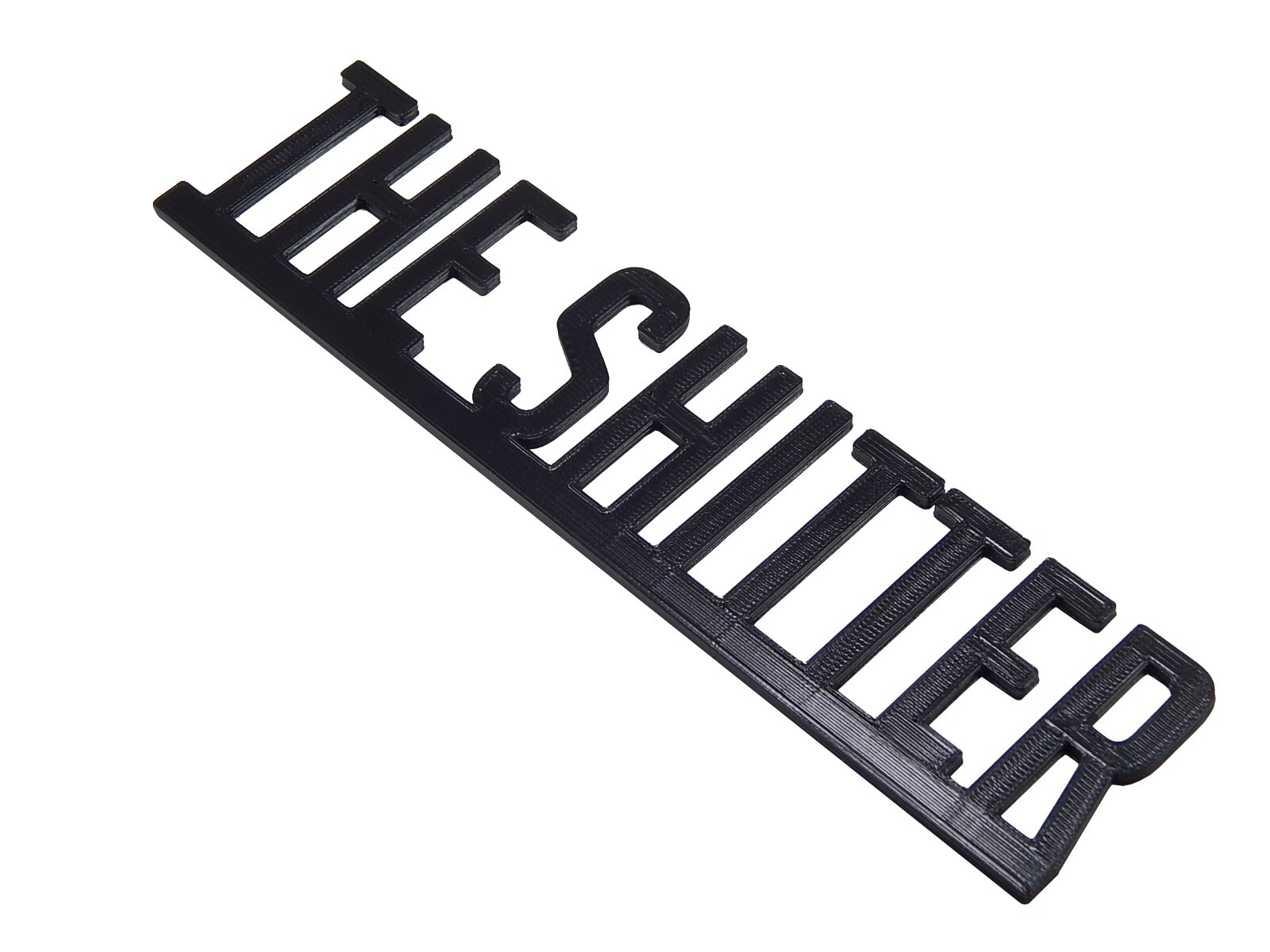 Plastic Funny The-Shitter Toilet Door Topper Hanging Wall Sign Bathroom Restroom