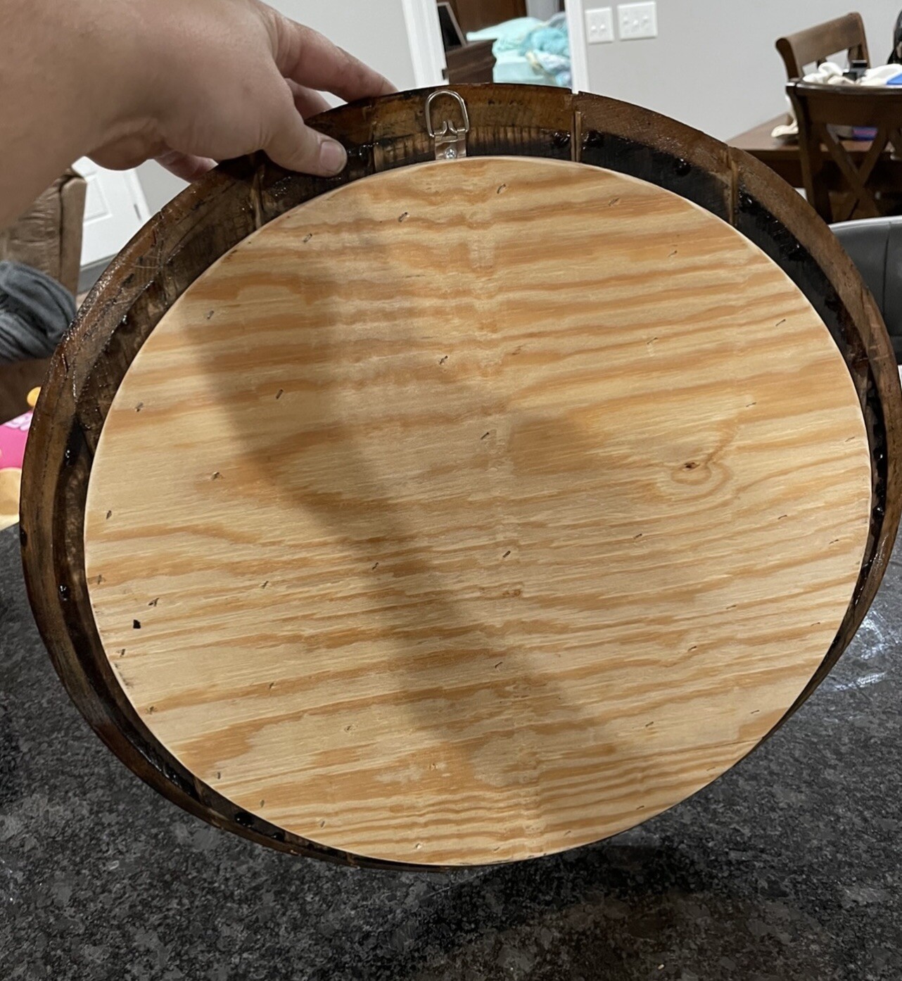 Rustic Bar Decor (Jameson Irish Whiskey) Barrel Head/ Lid wood wall art