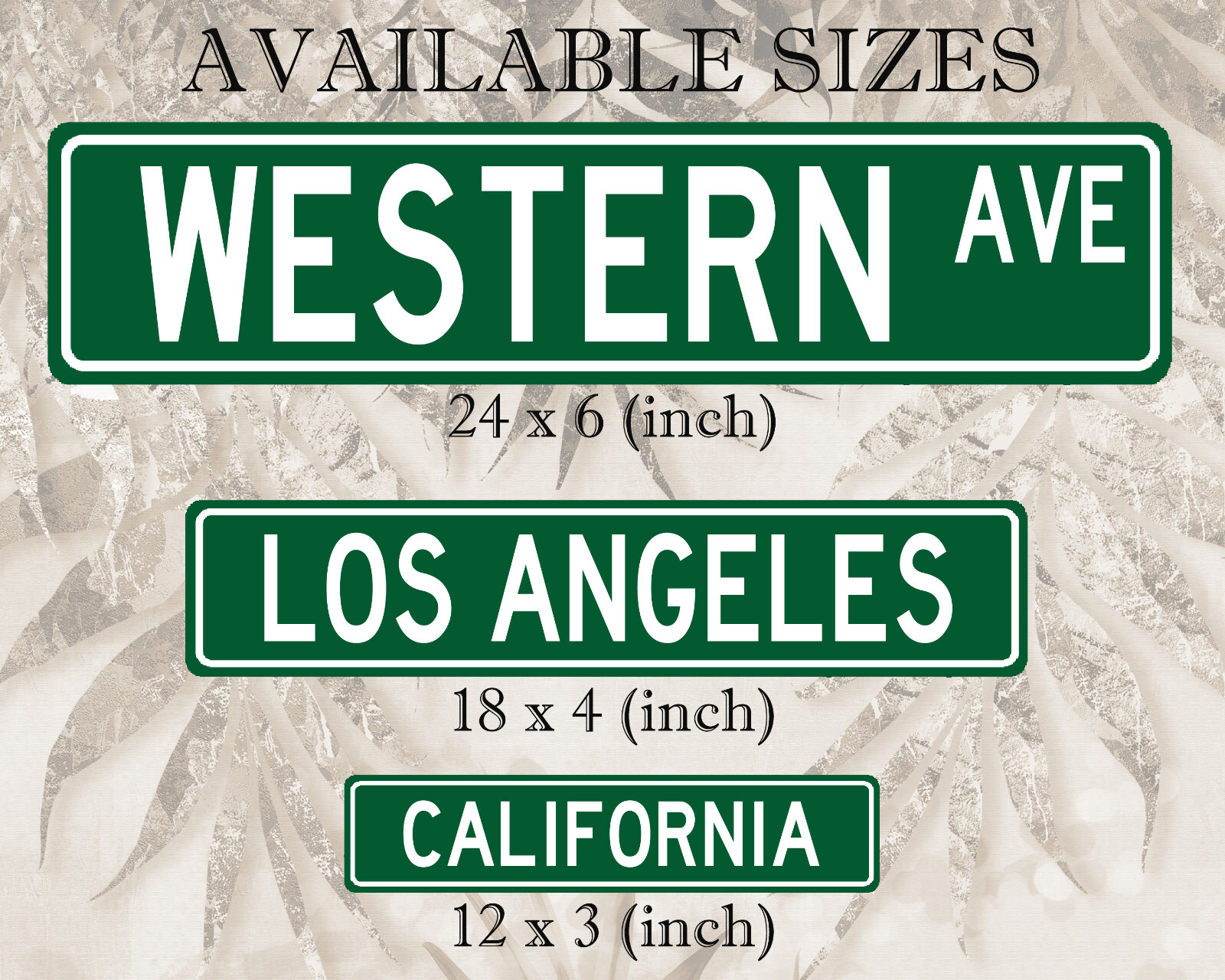 Custom Name Sign Aluminum Street Sign Personalized Sign Plate New Vintage ACW01