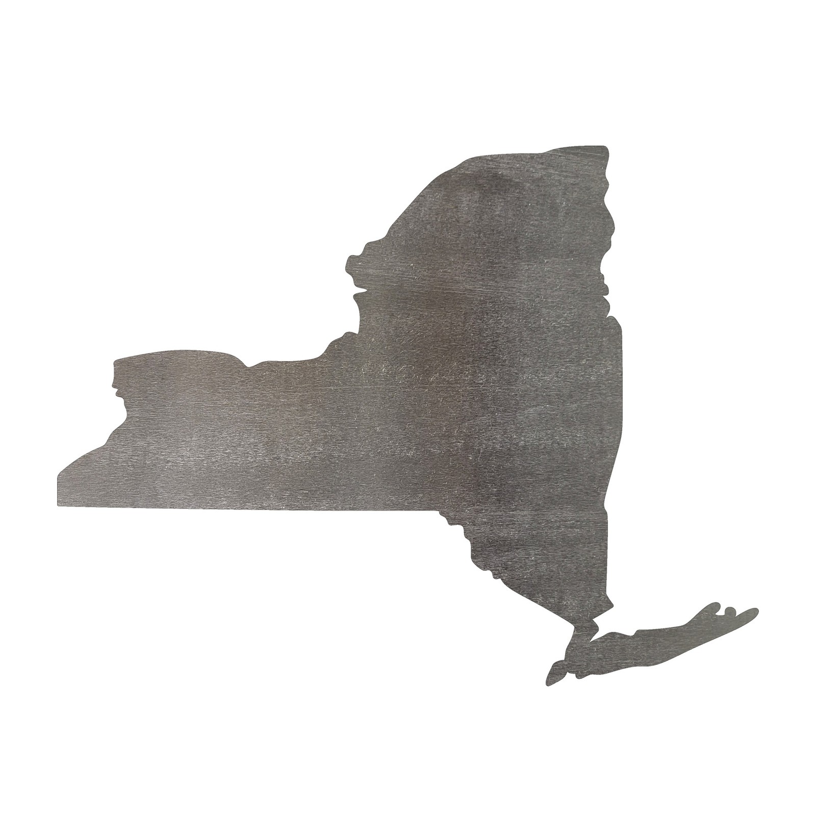 New York Steel Cutout Shape, Raw Metal Wall Art and Craft Supply