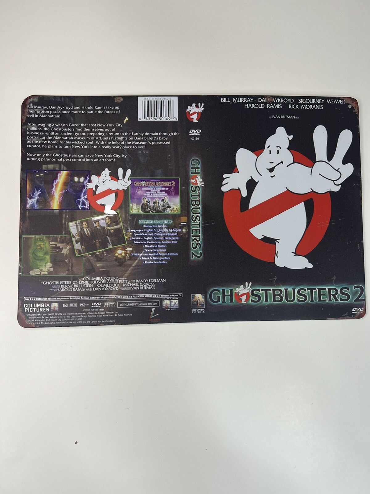 New Ghostbusters Metal Tin Sign 8″ x 12″ Ghost Busters
