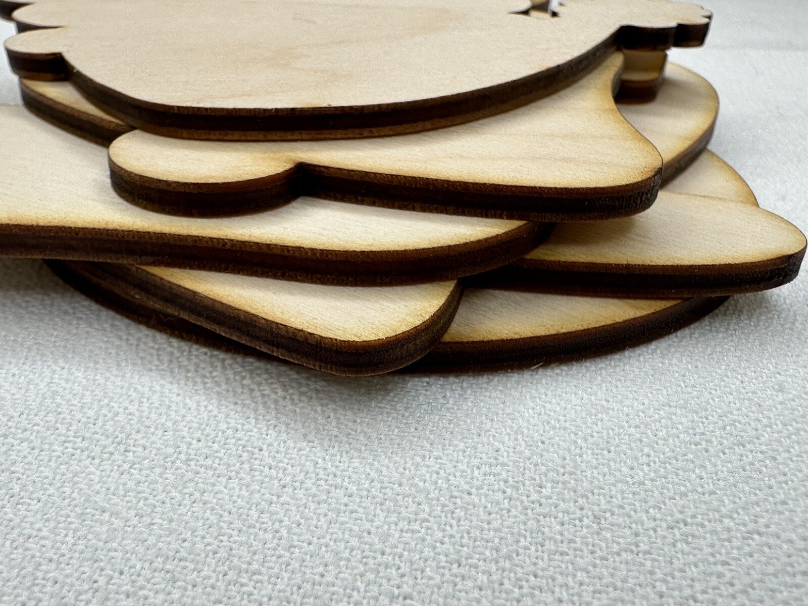 Laser Cut Unfinished Wood Letters or Numbers Kristen ITC Font Craft Cutout