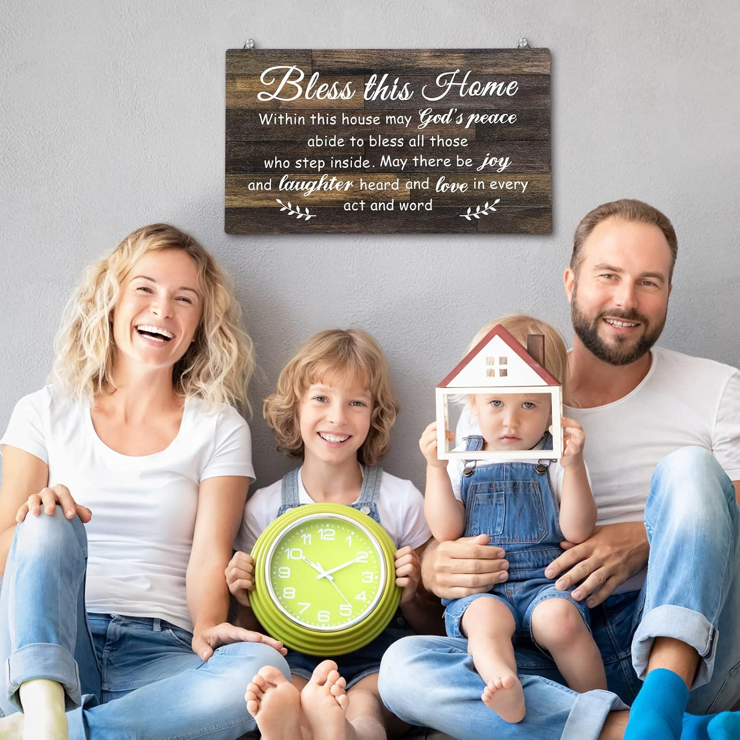 House Warming Gifts New Home Bless This Home Wall Decor House Blessing Plaque Fa