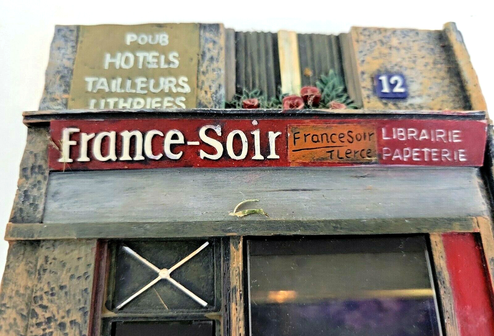 Chez Jerome Restaurant 62 & France-Soir Library by Chiu Tak Hak 3D WALL PLAQUES