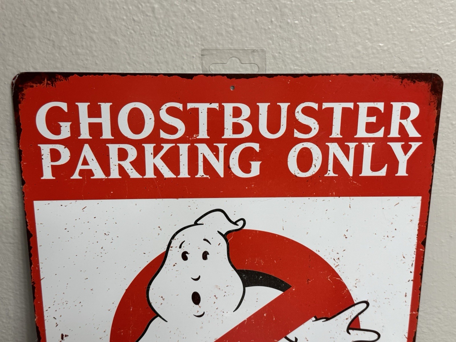 GhostbustersT Ghostbuster Parking Only Metal Sign – Trick Or Treat Studios