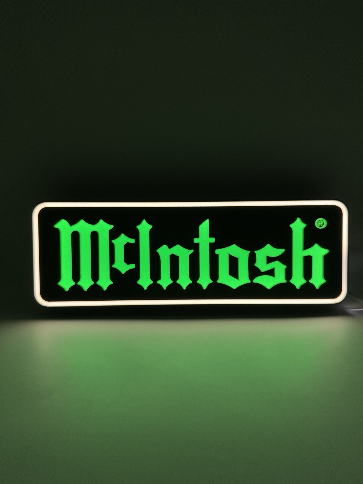 McIntosh – Light Up LED Sign