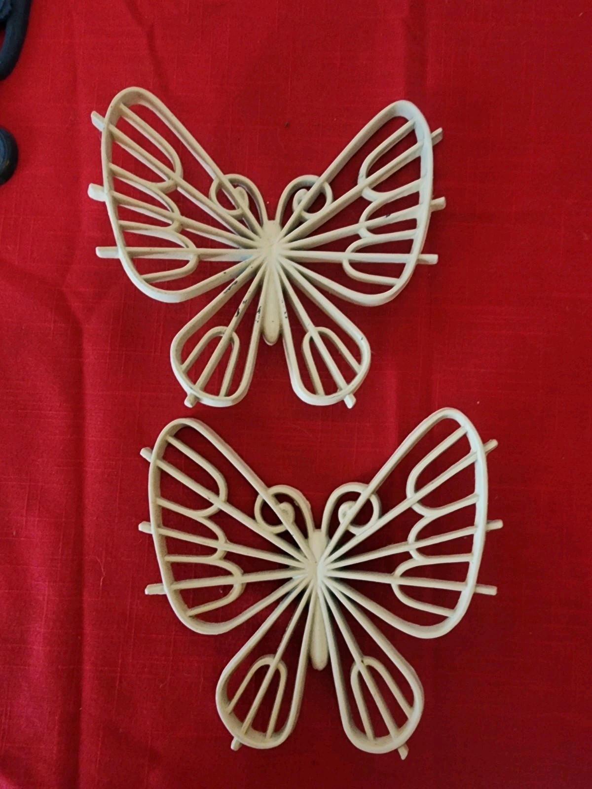 Butterflies Wall art Decor Hard Plastic Cottagecore Syroco Burwood Lot of 11