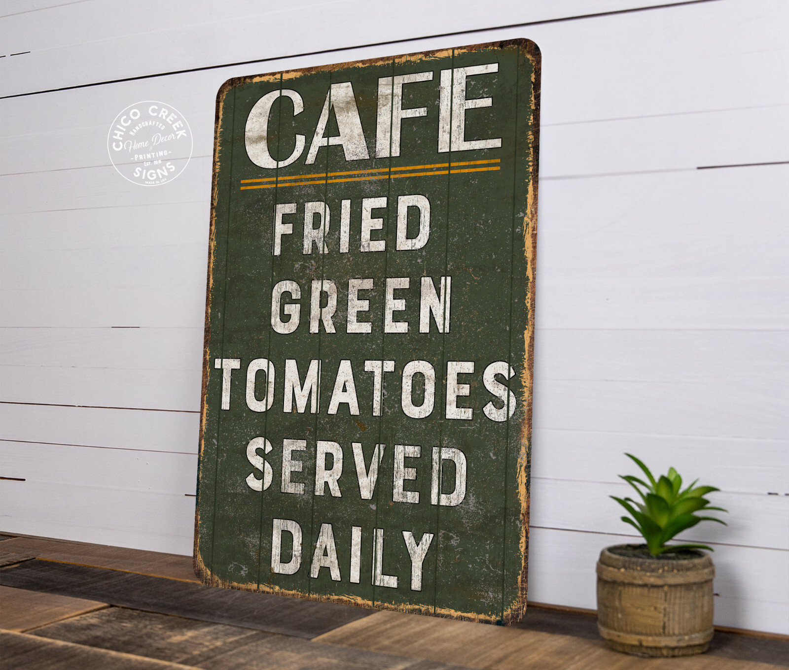Fried Green Tomatoes Cafe Sign Farm Garden Wall Restaurant Decor 108122001057