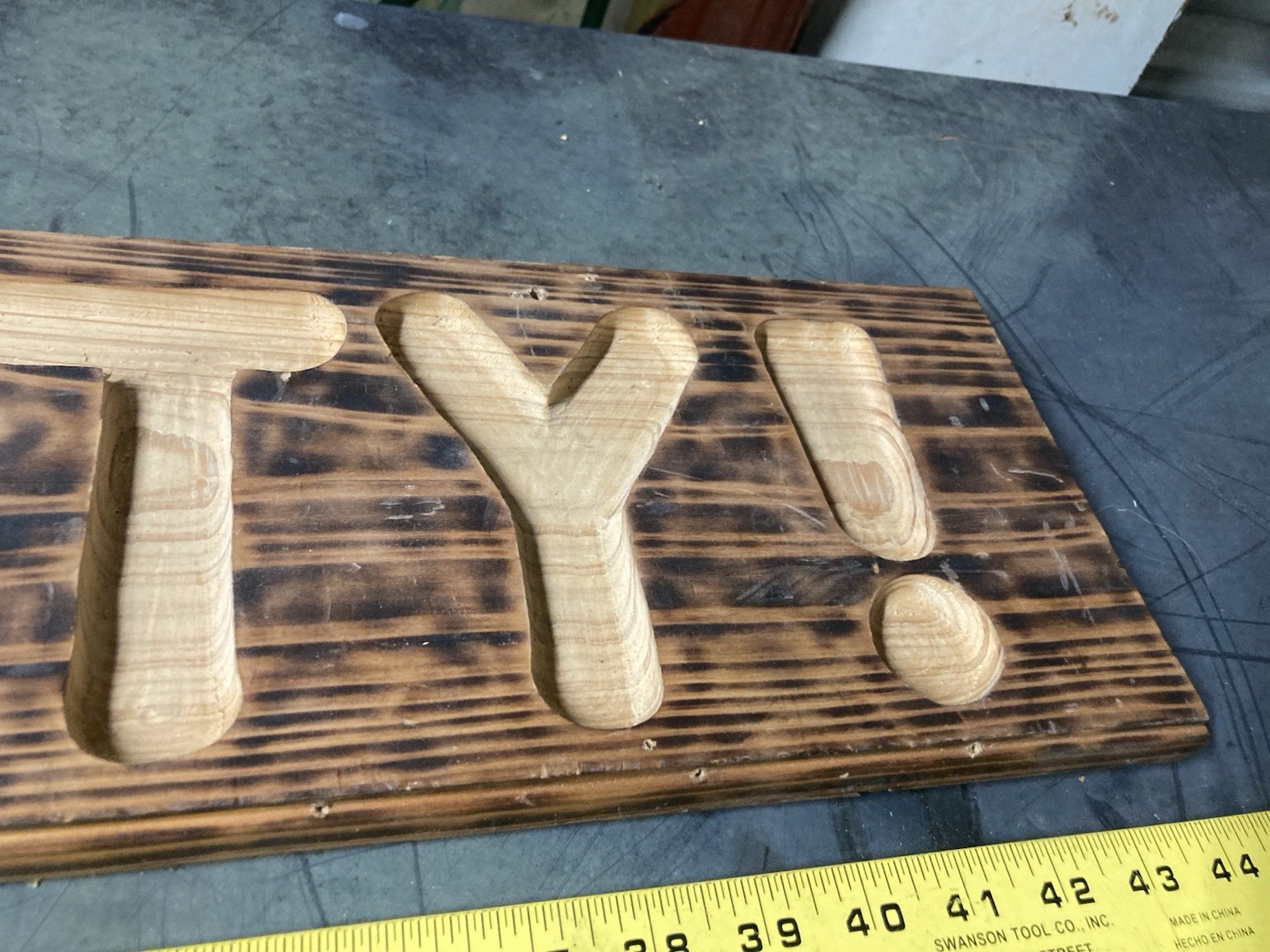 Yes Kitty Wooden Sign