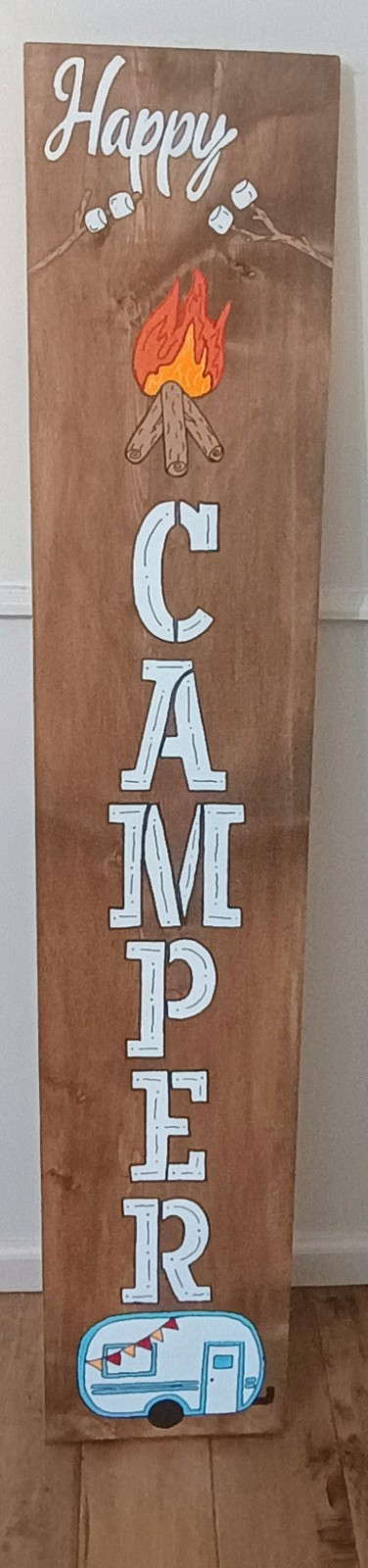 Camping Tall Porch Sign