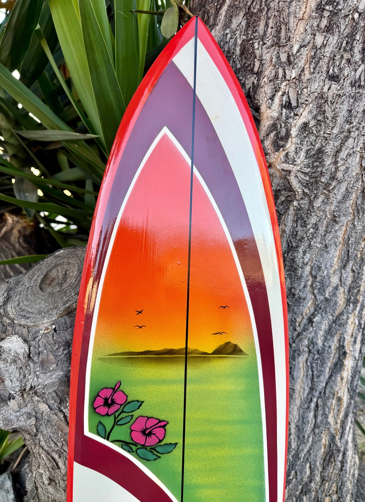 Ocean Pacific OP Vintage Style Decorative Surfboard Wall Plaque 39″ x 10″