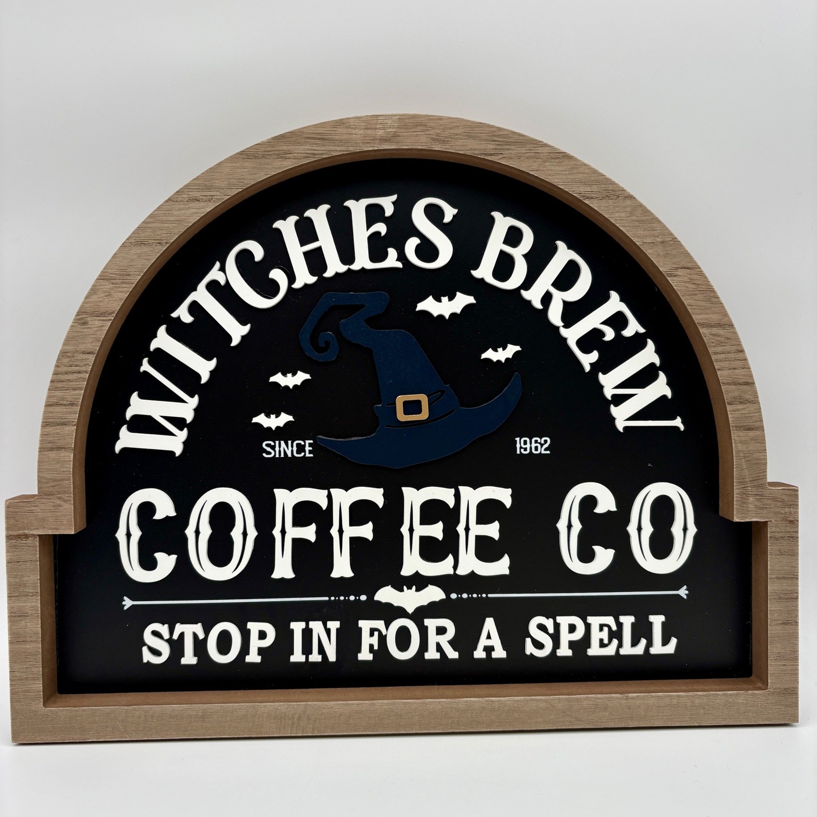 Witches Brew Coffee Co Wooden HALLOWEEN Coffee Bar Sign Willow & Riley Decor