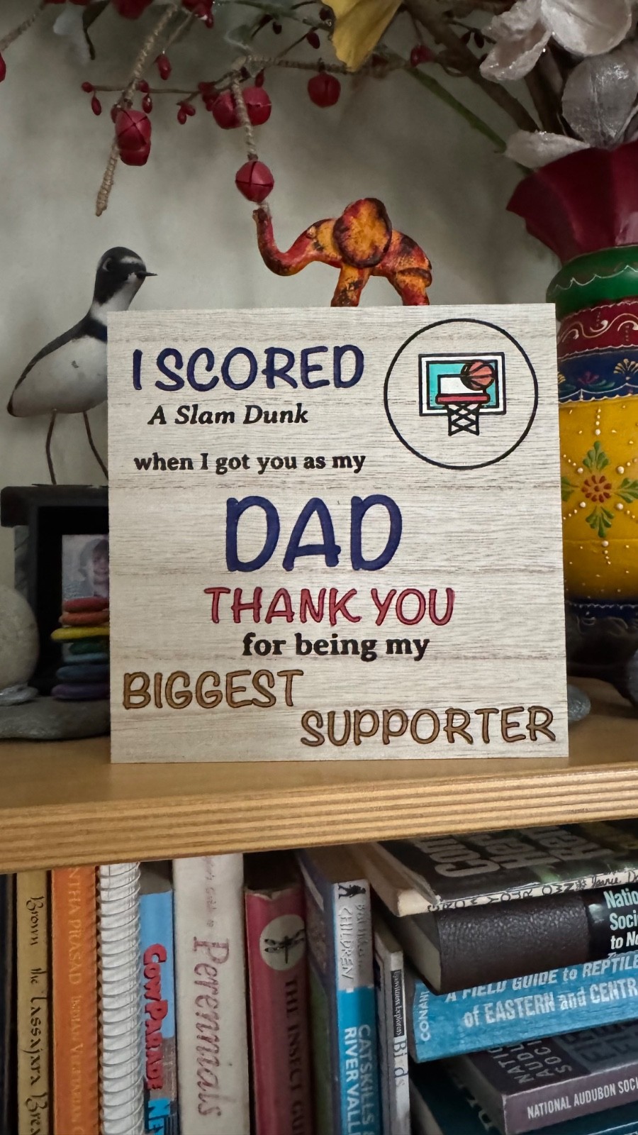 DAD GIFT – 6″x 6″ Self Standing Block