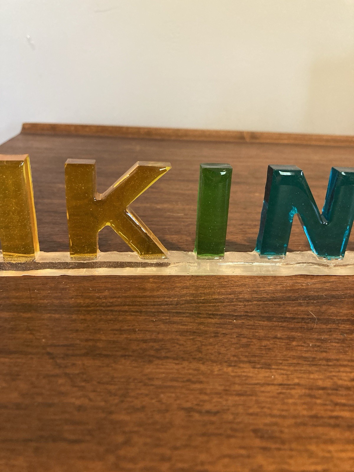 Handmade Epoxy Sign designed for Viking Collectors Collection Shelf Sitter