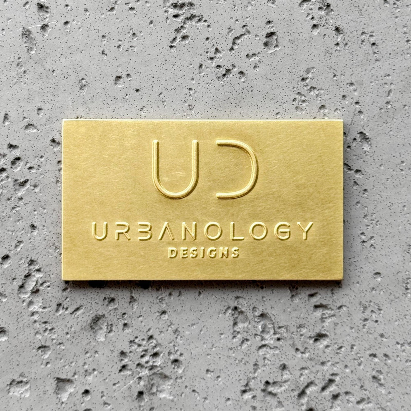 Custom Solid Brass Plaque | Personalized Metal Sign | Address House Number |