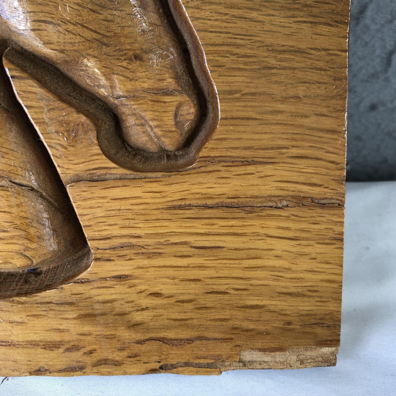 Handmade Wood Horse Plaque Western Wall Art Medium Carved Hanging Brown Decor