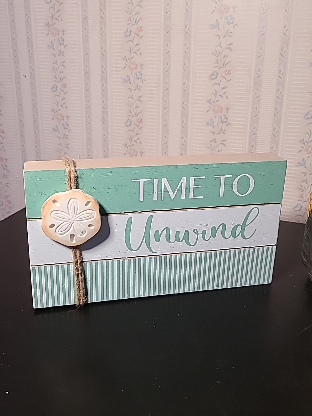 Time To Unwind Beach Plaque