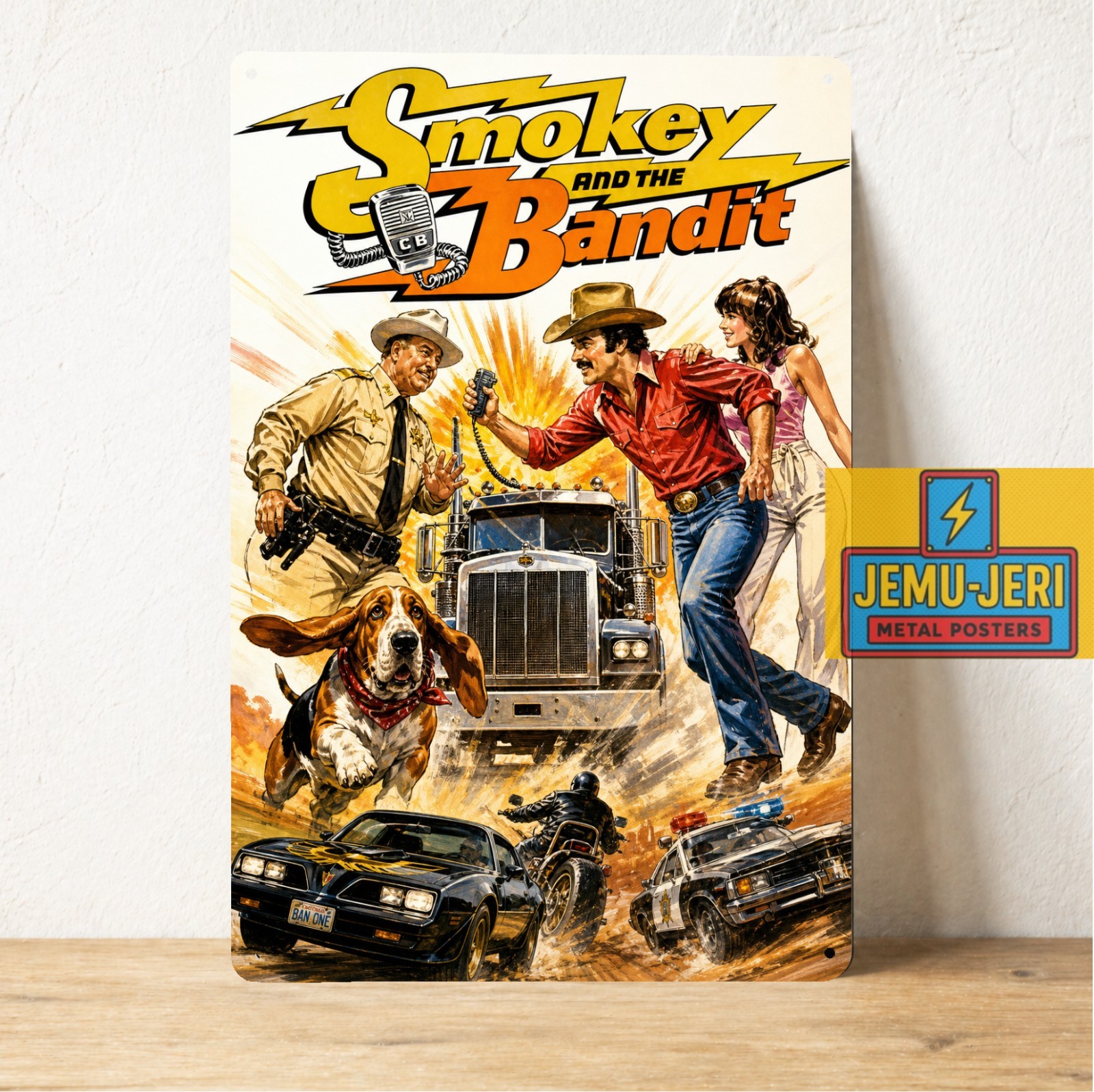 Smokey And The Bandit Movie Metal Poster – Film Tin Sign – Size 8*12inch