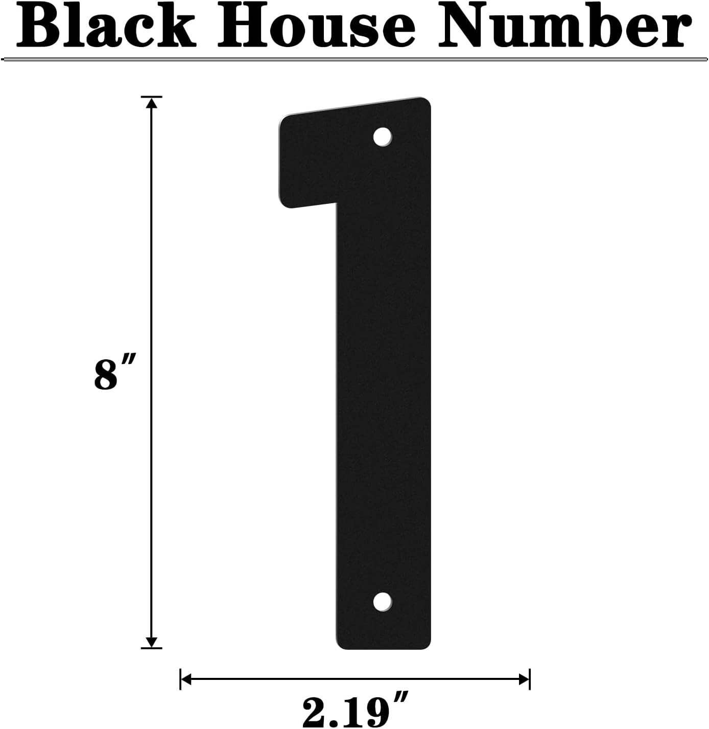 8 Inch Large Metal Letters, Modern House Address Numbers Letters, Metal Door …