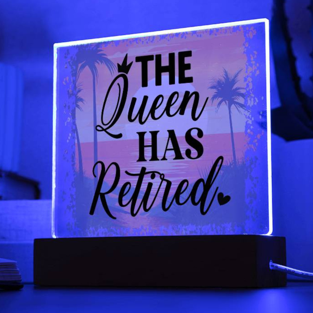 Retirement Gift for Women, Acrylic Plaque w/LED, Best Seller, Gift Ideas 2023