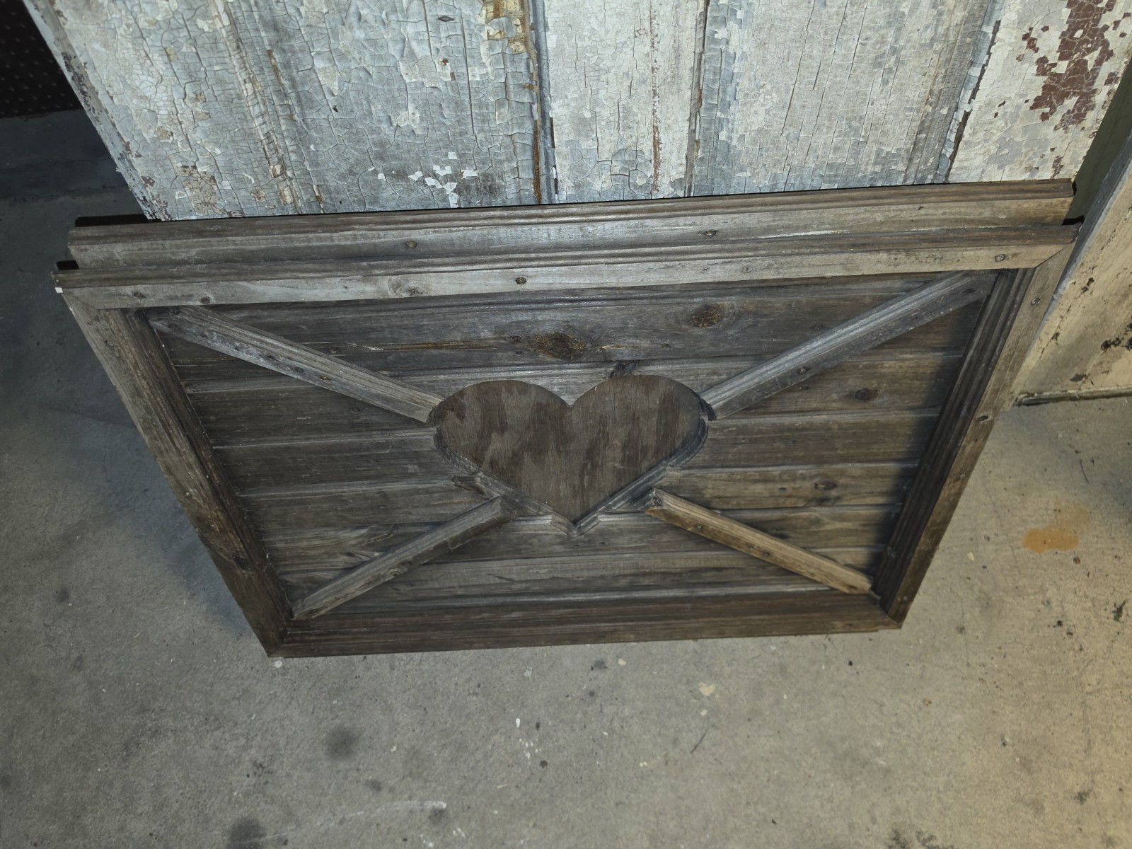 Custom Handmade Rustic Farmhouse Wood Carved Heart.