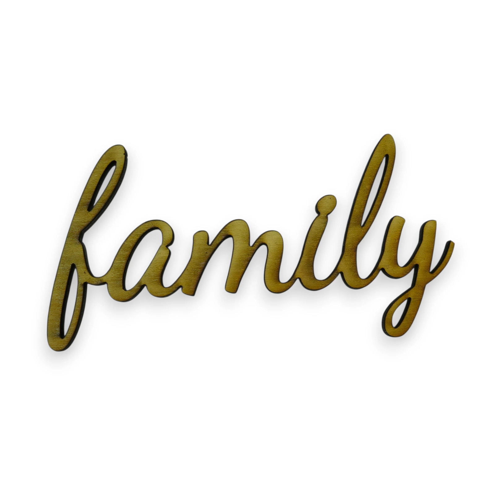 Signs – blessed family faith memories – All 4 – Raw Wood