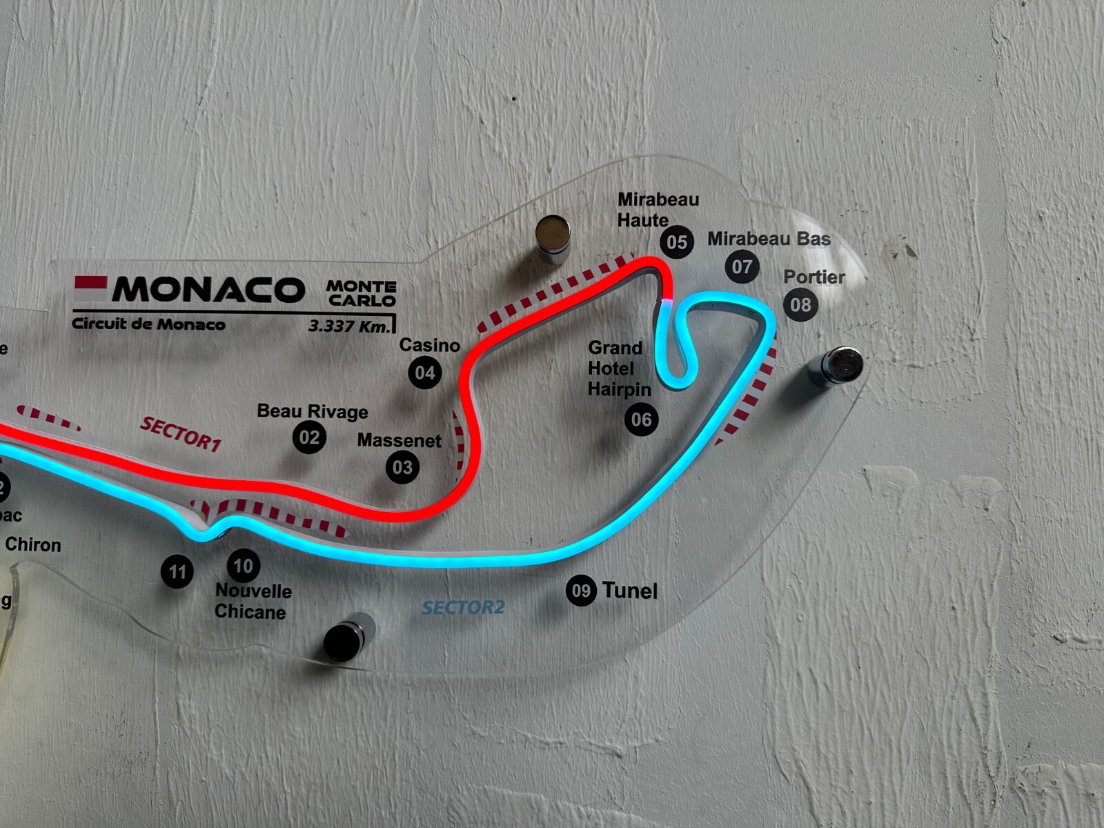 Circuit Monaco Neon Race Track | Neon Race Track | F1 Formula