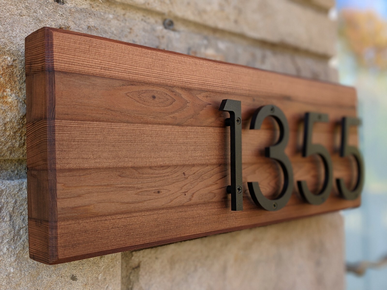 4 inch Modern House Address Numbers Letters, color choices