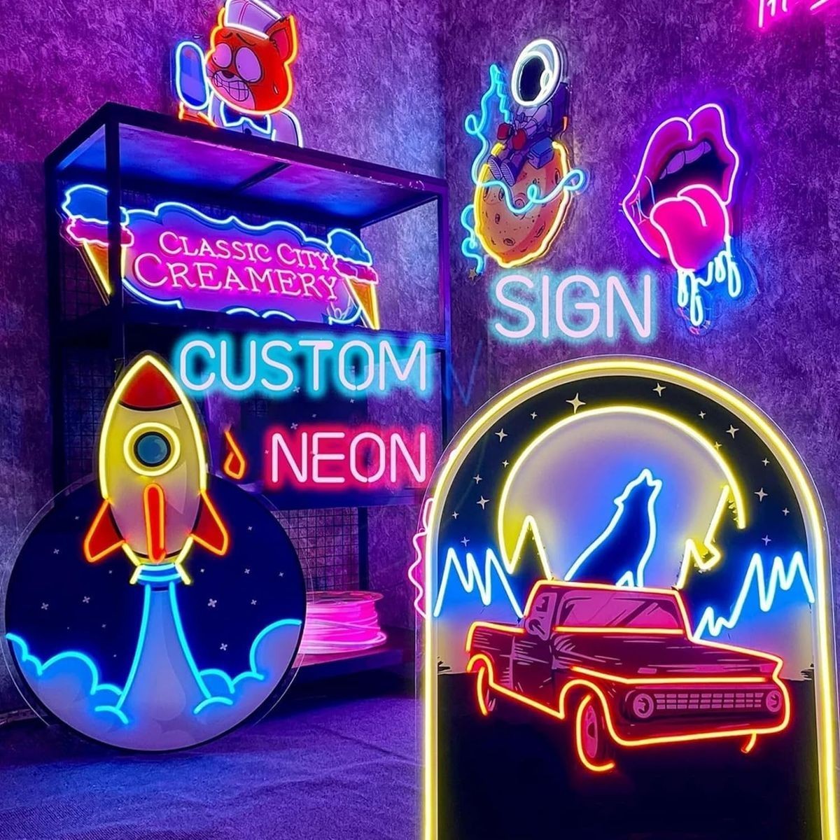 Custom LED Neon Name Sign – Personalized Acrylic Wall Decor & Night Light