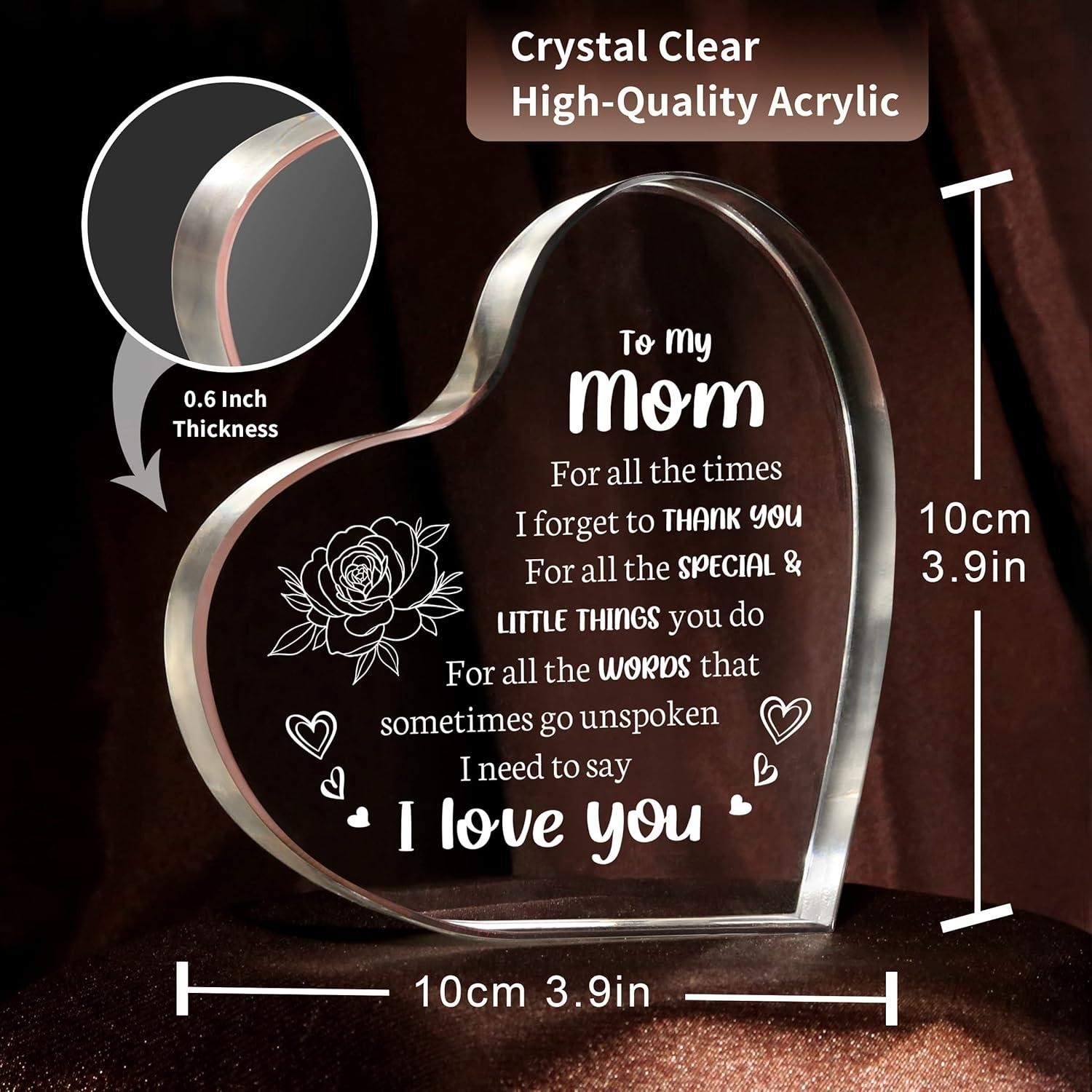 Gifts For Mom, Mothers Day From Husband Daughter Son, Birthday Women Wife Gifts