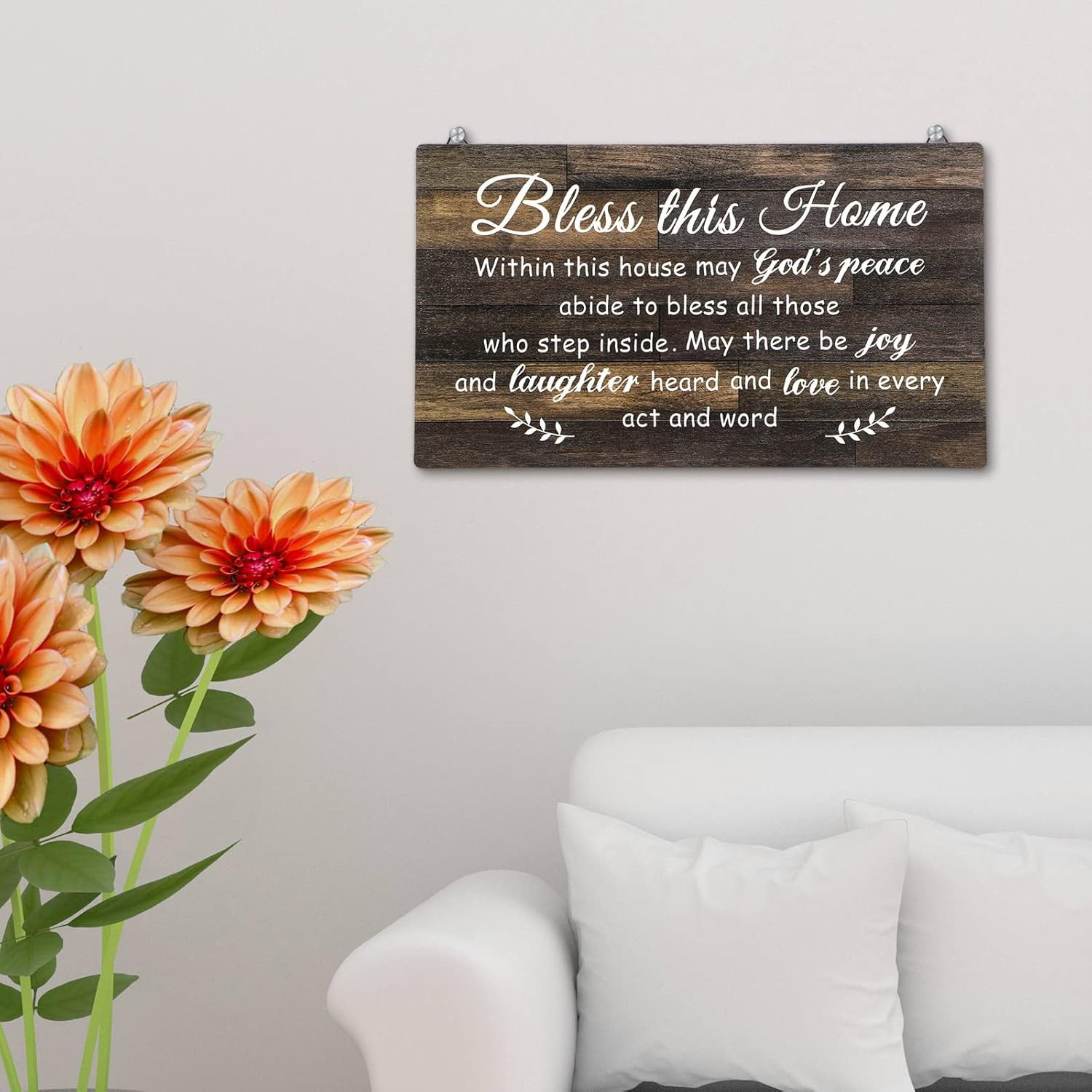 House Warming Gifts New Home Bless This Home Wall Decor House Blessing Plaque Fa