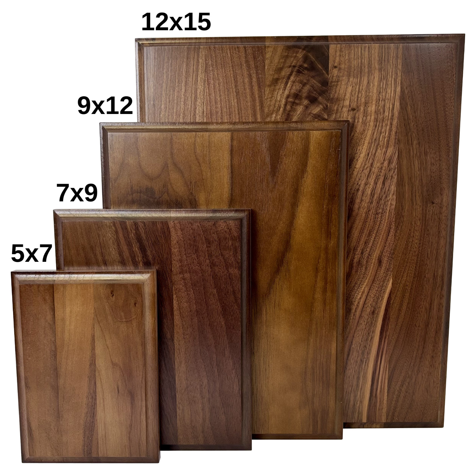Genuine Walnut Blank Plaques – Award & DIY Engraving Boards | 100% Solid Wood